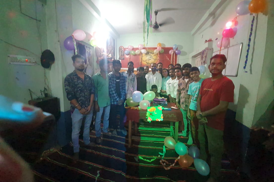 Students and guests at an academy celebration